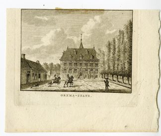 Antique Print-ORXMA STATE-MENALDUM-FRIESLAND-Bendorp-Bulthuis-1792
