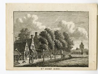 Antique Print-RIED-VIEW-FRIESLAND-Bendorp-Bulthuis-1792