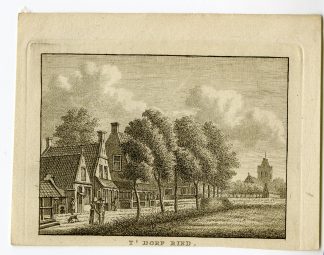 Antique Print-RIED-VIEW-FRIESLAND-Bendorp-Bulthuis-1792
