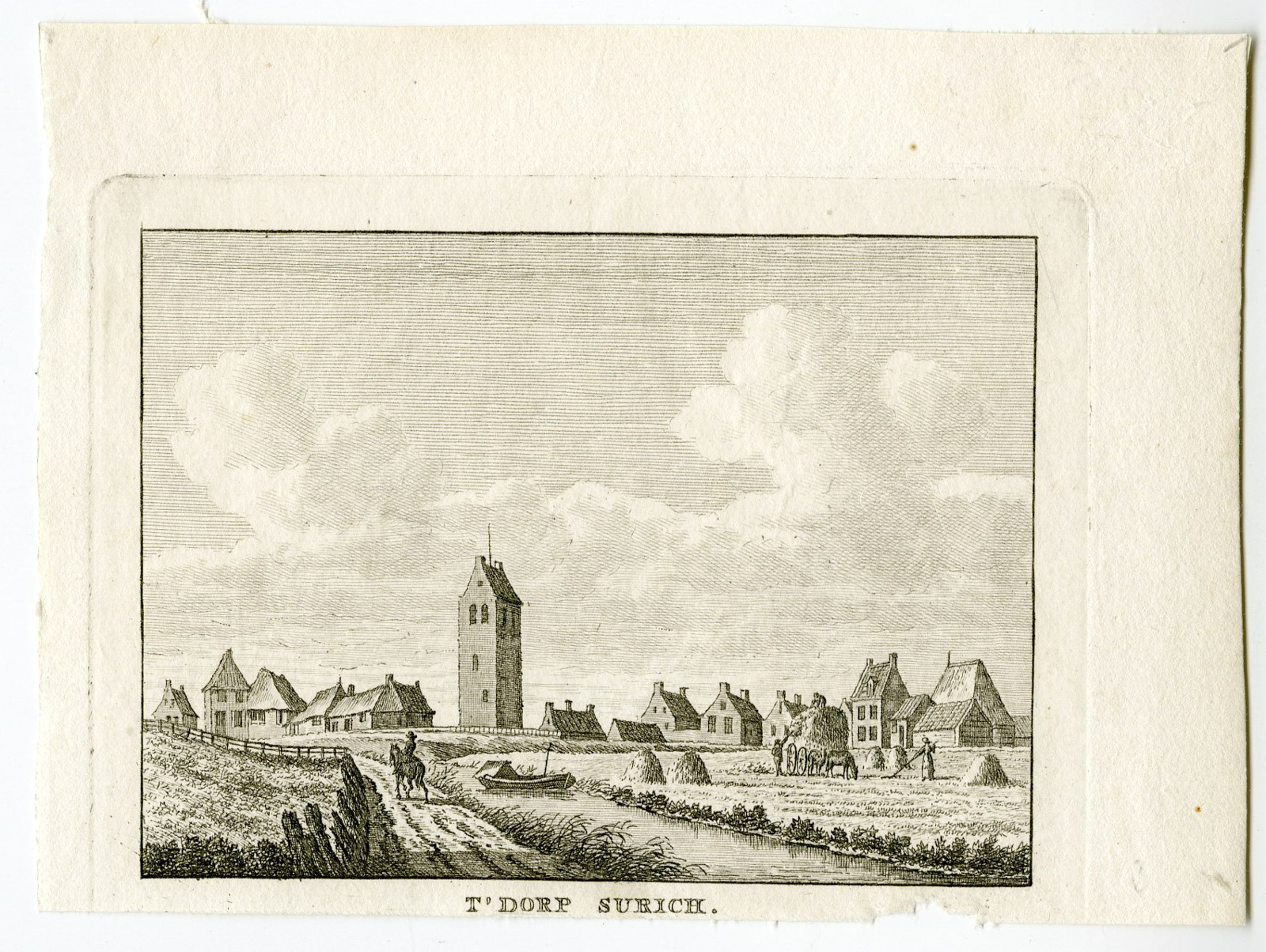 , Antique Print-ZURICH-VIEW-FRIESLAND-Bendorp-Bulthuis-1792, Pictura Antique Prints
