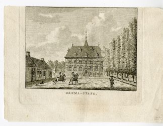 Antique Print-ORXMA STATE-MENALDUM-FRIESLAND-Bendorp-Bulthuis-1792