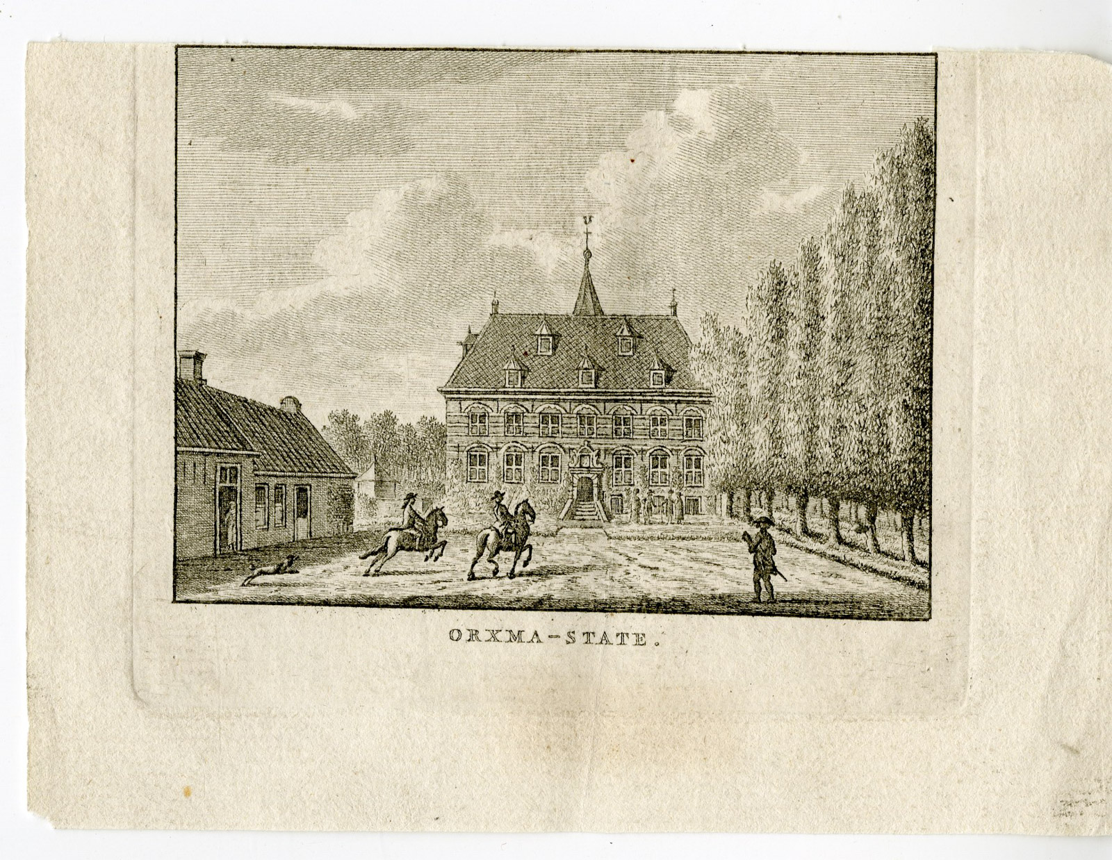 , Antique Print-ORXMA STATE-MENALDUM-FRIESLAND-Bendorp-Bulthuis-1792, Pictura Antique Prints