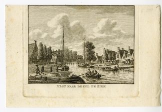 Antique Print-IJLST-VIEW-FRIESLAND-SAIL BOAT-Bendorp-Bulthuis-1792
