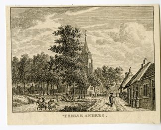 Antique Print-WAARDENBURG-VIEW-GELDERLAND-Bendorp-Bulthuis-1792