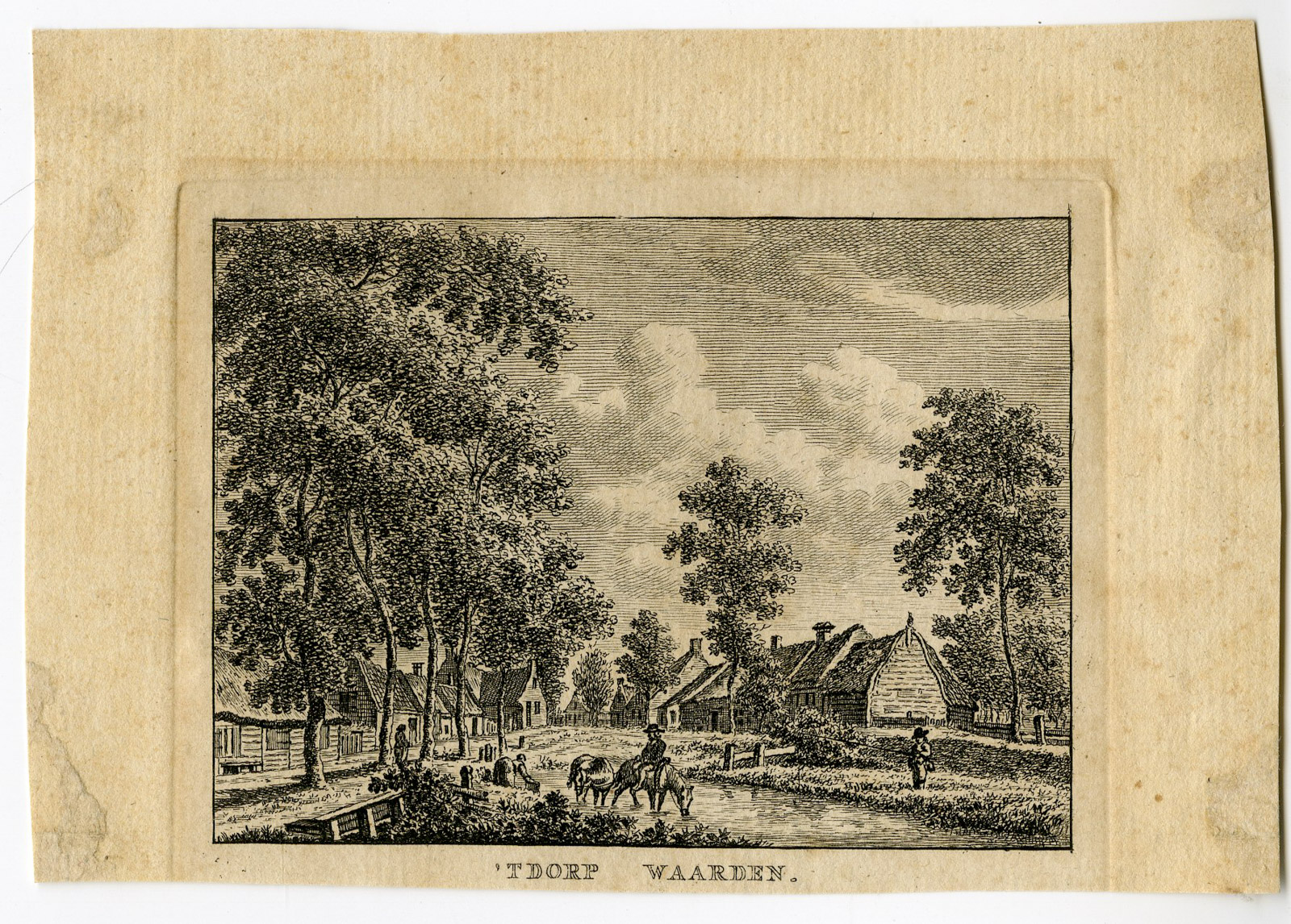, Antique Print-WAARDE-ZEELAND-VIEW-Bendorp-Bulthuis-1792, Pictura Antique Prints