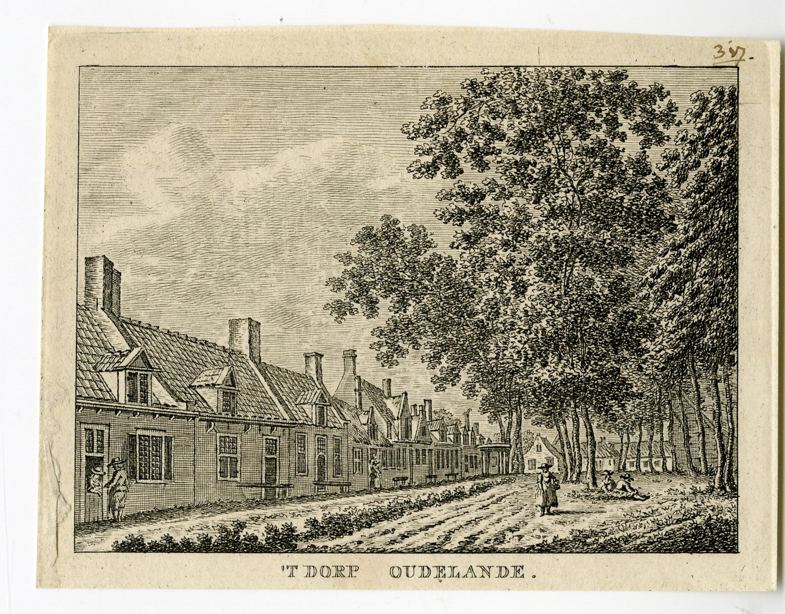 , Antique Print-OUDELANDE-ZEELAND-VIEW-Bendorp-Bulthuis-1792, Pictura Antique Prints