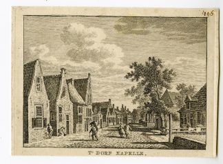 Antique Print-KAPELLE-ZEELAND-VIEW-Bendorp-Bulthuis-1792