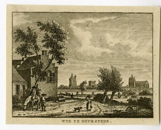 Antique Print-WIJK BIJ DUURSTEDE-UTRECHT-VIEW-Bendorp-Bulthuis-1792
