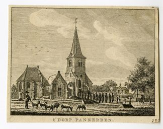 Antique Print-PANNERDEN-GELDERLAND-VIEW-Bendorp-Bulthuis-1792