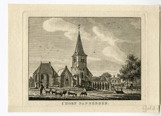 Antique Print-PANNERDEN-GELDERLAND-VIEW-Bendorp-Bulthuis-1792
