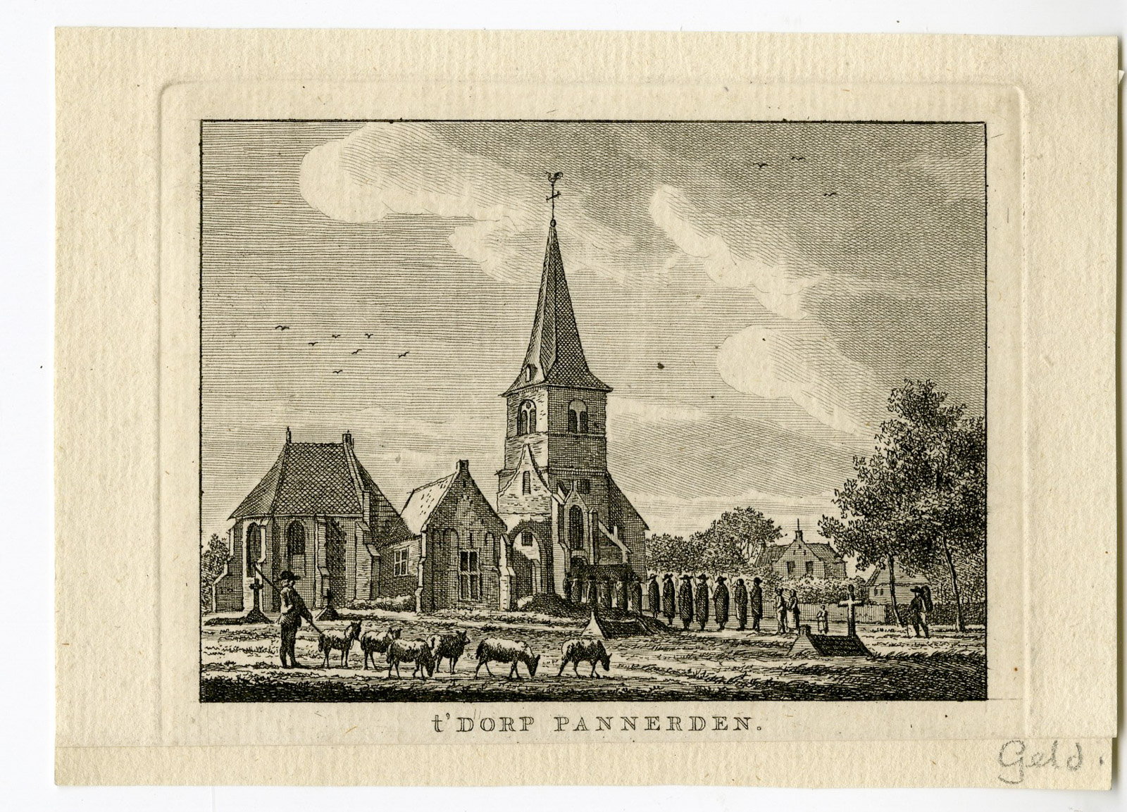 , Antique Print-PANNERDEN-GELDERLAND-VIEW-Bendorp-Bulthuis-1792, Pictura Antique Prints