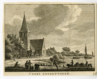 Antique Print-DODEWAARD-GELDERLAND-VIEW-Bendorp-Bulthuis-1792
