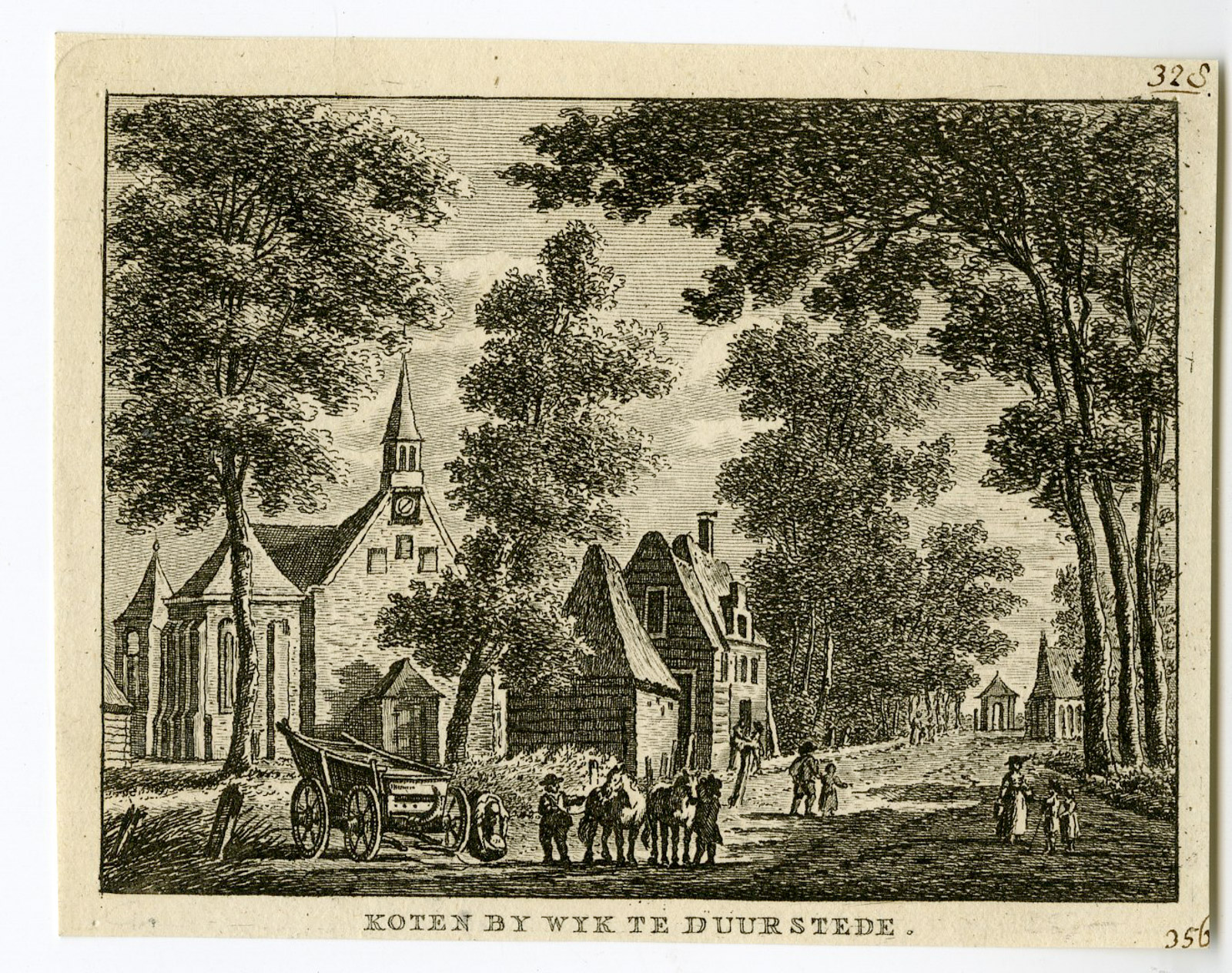 , Antique Print-COTHEN-UTRECHT-WIJK BIJ DUURSTEDE-Bendorp-Bulthuis-1792, Pictura Antique Prints