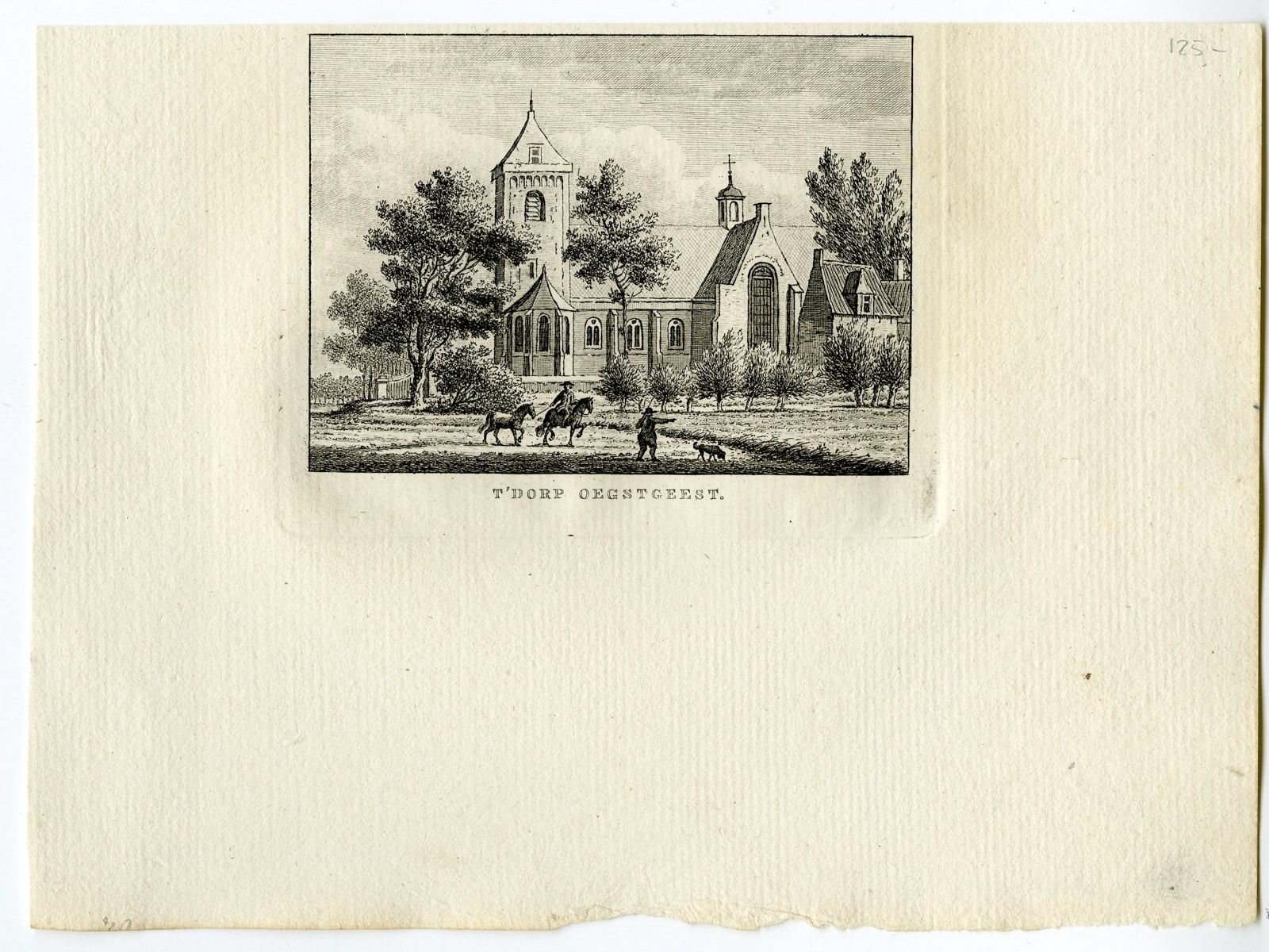 , Antique Print-OEGSTGEEST-ZUID HOLLAND-VIEW-Bendorp-Bulthuis-1792, Pictura Antique Prints