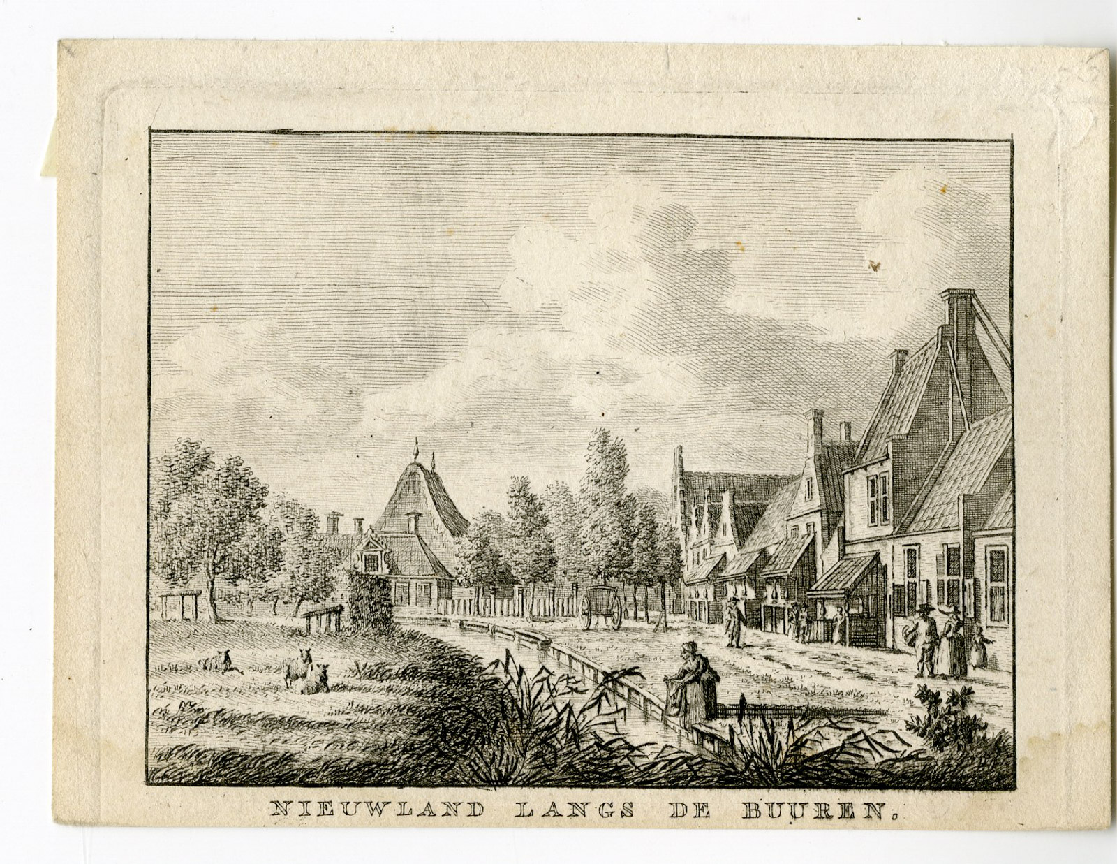 , Antique Print-NIEUWLAND-UTRECHT-VIEW-Bendorp-Bulthuis-1792, Pictura Antique Prints