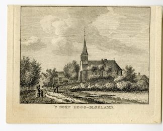 Antique Print-HOOGBLOKLAND-ZUID HOLLAND-VIEW-Bendorp-Bulthuis-1792