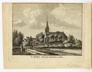 Antique Print-HOOGBLOKLAND-ZUID HOLLAND-VIEW-Bendorp-Bulthuis-1792