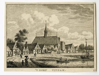 Antique Print-UITDAM-NOORD HOLLAND-VIEW-Bendorp-Bulthuis-1792