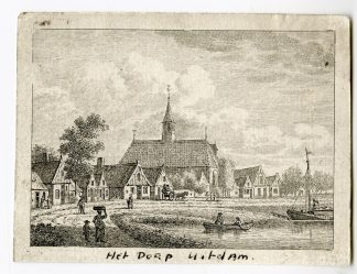 Antique Print-UITDAM-NOORD HOLLAND-VIEW-Bendorp-Bulthuis-1792