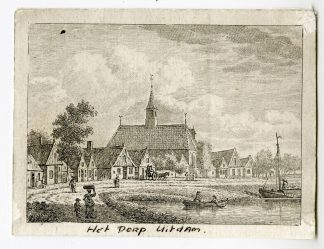 Antique Print-UITDAM-NOORD HOLLAND-VIEW-Bendorp-Bulthuis-1792