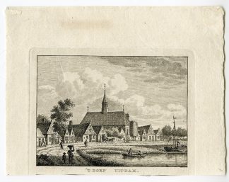 Antique Print-UITDAM-NOORD HOLLAND-VIEW-Bendorp-Bulthuis-1792