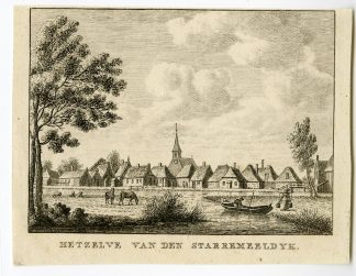 Antique Print-MARKEN BINNEN-NOORD HOLLAND-VIEW-Bendorp-Bulthuis-1792