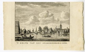 Antique Print-KNOLLENDAM-ZAANSTAD-VIEW-Bendorp-Bulthuis-1792