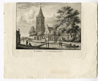Antique Print-PURMERLAND-LANDSMEER-VIEW-Bendorp-Bulthuis-1792