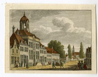 Antique Print-HOFJE VAN STAATS-HAARLEM-Bendorp-Bulthuis-1792