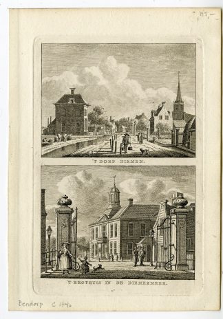 Antique Print-DIEMEN-COURT HOUSE-DIEMERMEER-Bendorp-Bulthuis-1792