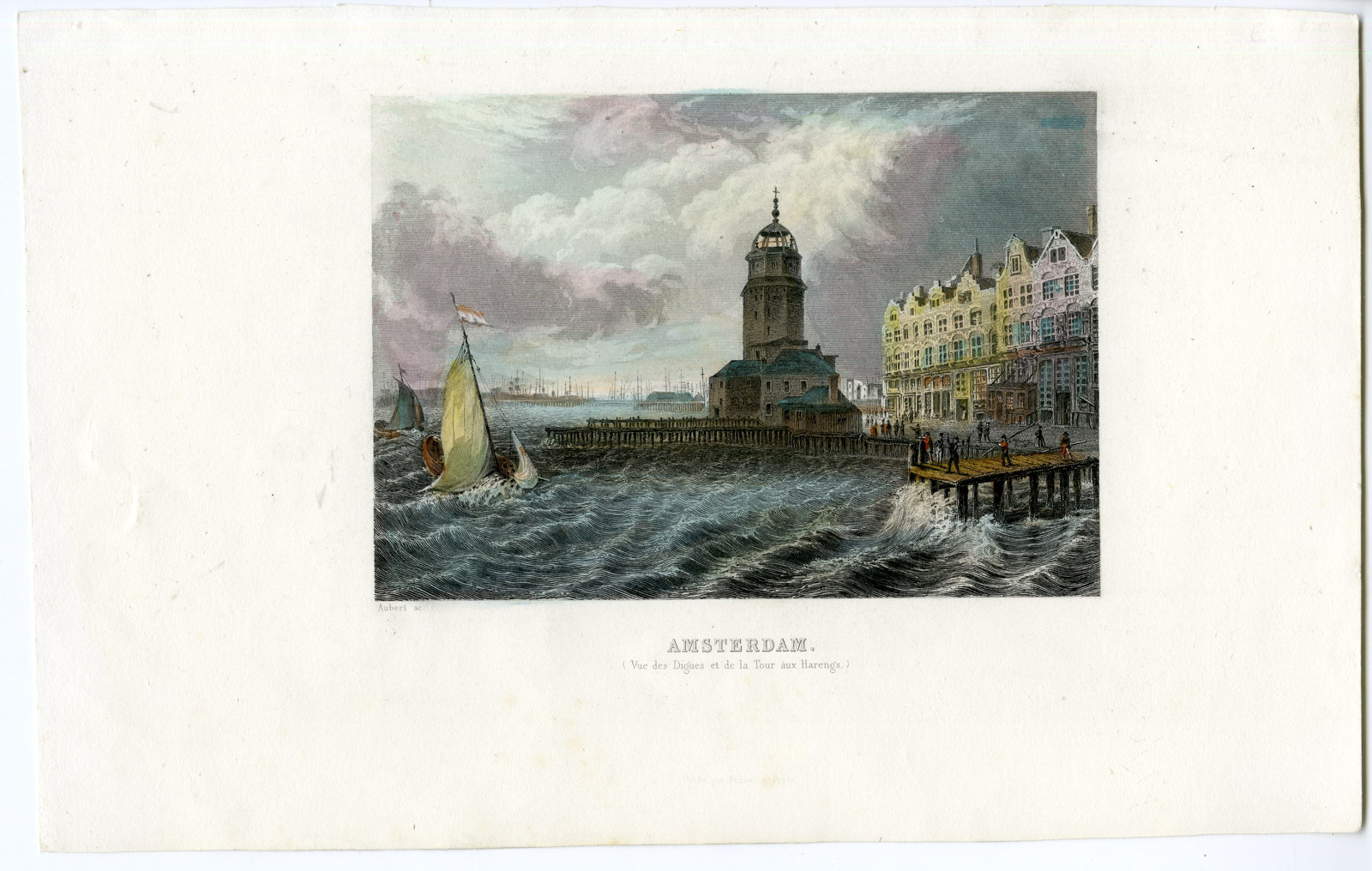 , Antique Print-Aubert, Pictura Antique Prints