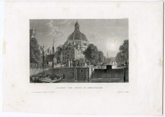 Antique Print-NEW LUTHERAN CHURCH-CINGEL-Anonymous