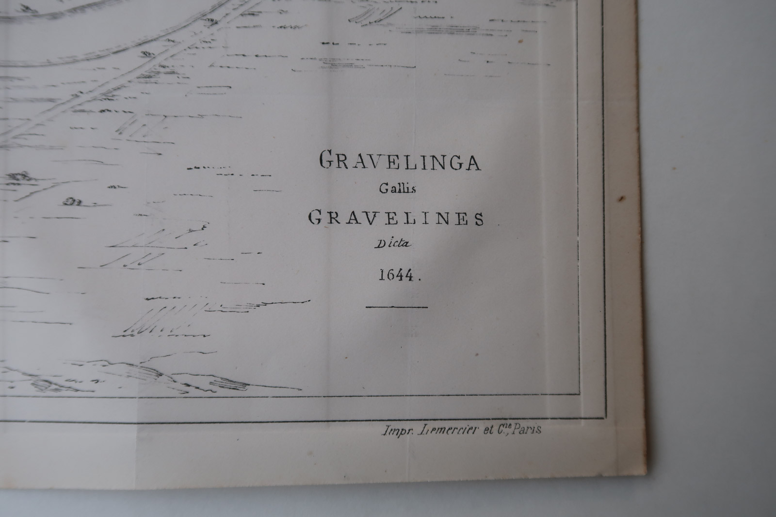 , Antique Map-PLAN-GRAVELINES-GREVELINGEN-Revue Maritime-1869, Pictura Antique Prints