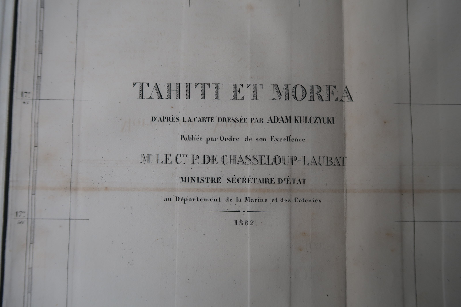 IMG 3006 416x277 Antique Map-FRENCH POLYNESIA-NAVY-TAHITI-MOOREA-Revue Maritime-1869 - Image 2