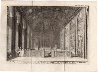 Antique Print-PARLIAMENT-THE HAGUE-STATES HOLLAND-THE HAGUE-Philips -Pronk-1742