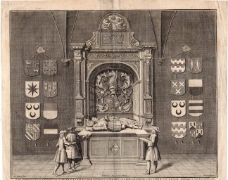 Antique Print-TOMB-GERRIT VAN ASSENDELFT-van Cuyck-van Giessen -1730