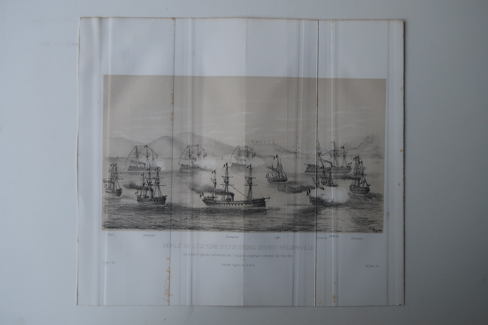 IMG 3076 416x277 Antique Print-SKIKDA-PHILIPPEVILLE-ALGERIA-FRENCH NAVY-SHIP-Revue Maritime-1869