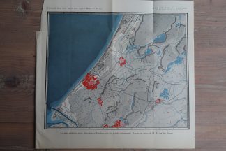 Antique Map-POLDERS-ZUID-HOLLAND-THE NETHERLANDS-Aardr. Genootschap-1938