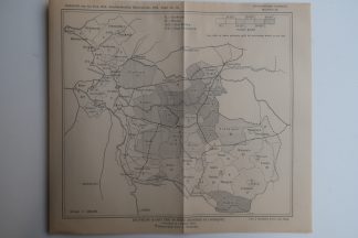 Antique Map-RAW UNDEVELOPED LANDS-OVERIJSEL-Aardr. Genootschap-1922