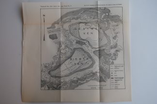 Antique Map-VENNEN-LAKES-EERDE-OMMEN-Aardr. Genootschap-1945