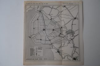 Antique Map-PLAN NOORDOOST POLDER-Aardr. Genootschap-1939