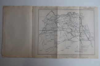 Antique Map-WIERDEN-DIKES-GRONINGEN-Aardr. Genootschap-1925