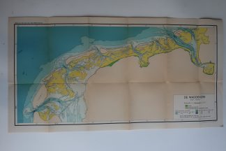 Antique Map-WADDENZEE-Aardr. Genootschap-1950