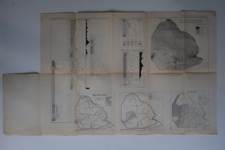 Antique Map-NOORDOOST POLDER-MAPS AND SCHEMES-Aardr. Genootschap-1947