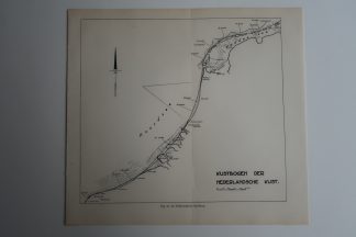 Antique Map-COAST-THE NETHERLANDS-SAND ARCHES-Aardr. Genootschap-1937
