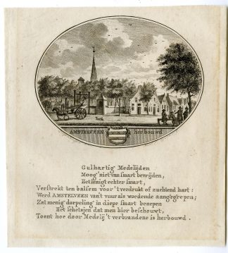 2-Antique Prints-AMSTELVEEN-FIRE-PANORAMIC VIEW-Brouwer-Ollefen & Bakker-1793