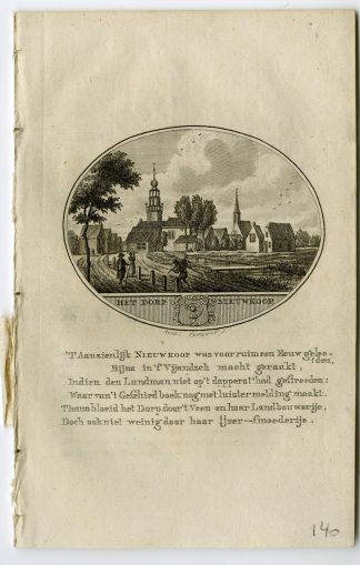 Antique Print-NIEUWKOOP-PANORAMIC VIEW-Brouwer-Ollefen & Bakker-1793