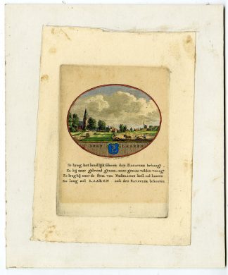 Antique Print-LAREN-PANORAMIC VIEW-Brouwer-Ollefen & Bakker-1793