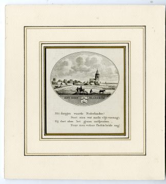 Antique Print-BLARICUM-PANORAMIC VIEW-Brouwer-Ollefen & Bakker-1793