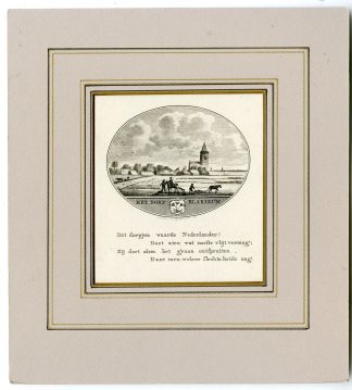 Antique Print-BLARICUM-PANORAMIC VIEW-Brouwer-Ollefen & Bakker-1793
